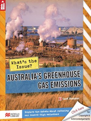 cover image of What's the Issue?: Australia's Greenhouse Gas Emissions